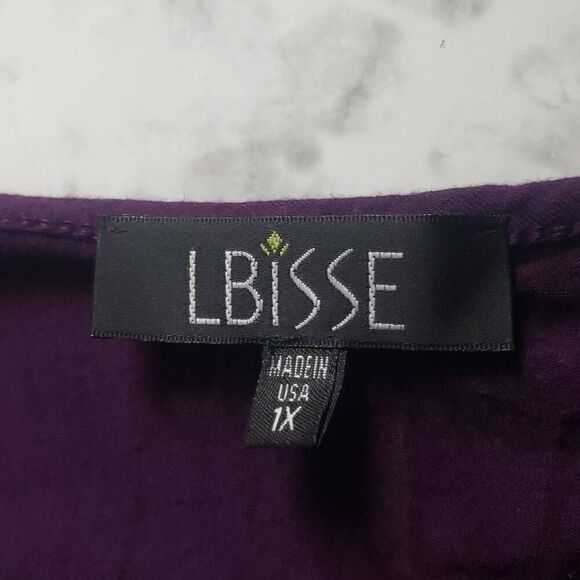 LBISSE Purple 1X Top - Picture 4 of 10